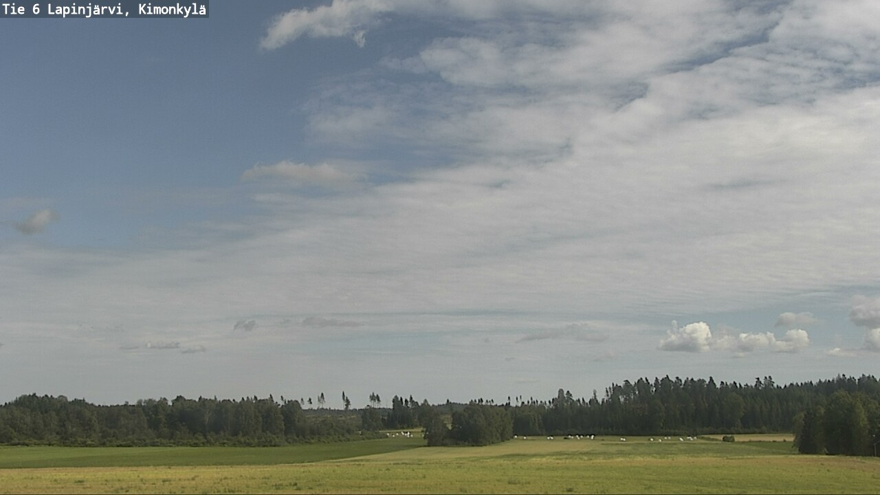 Weather Camera Image Väg 6 Lapinjärvi, Kimoböle, Lapinjärvi, Uusimaa