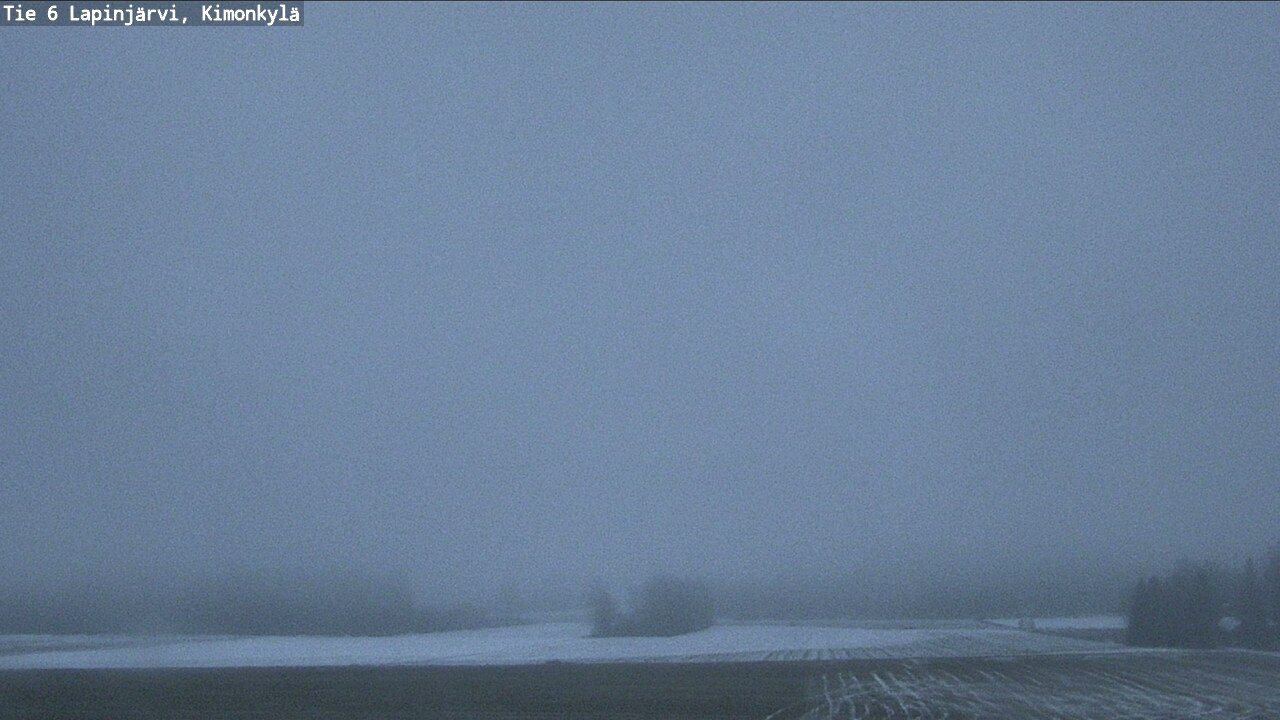 Weather Camera Image Väg 6 Lapinjärvi, Kimoböle, Lapinjärvi, Uusimaa