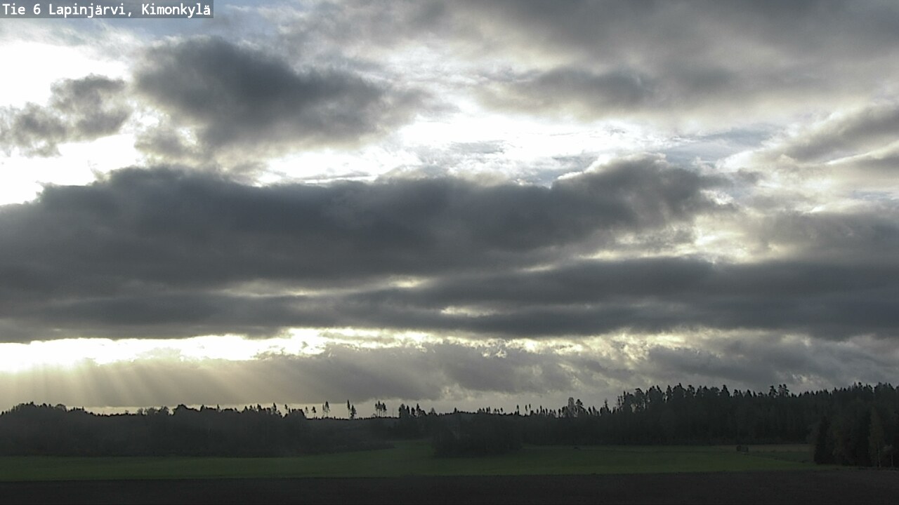 Weather Camera Image Road 6 Lapinjärvi, Kimonkylä, Lapinjärvi, Uusimaa