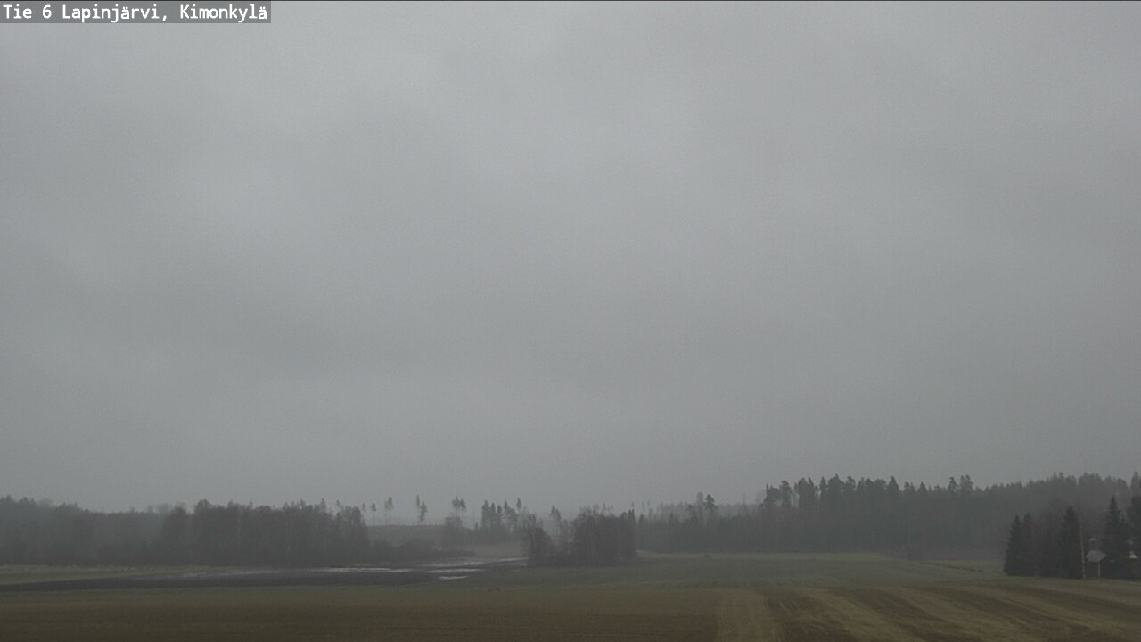 Weather Camera Image Väg 6 Lapinjärvi, Kimoböle, Lapinjärvi, Uusimaa
