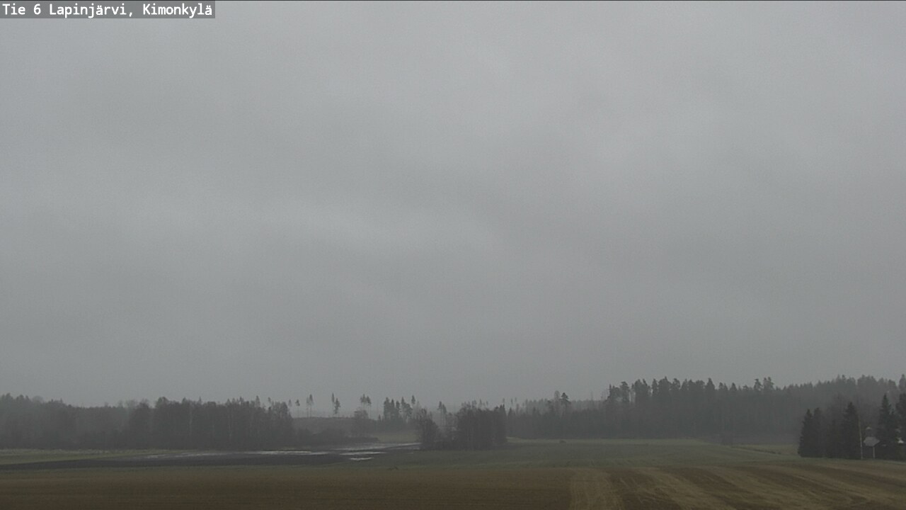 Weather Camera Image Väg 6 Lapinjärvi, Kimoböle, Lapinjärvi, Uusimaa
