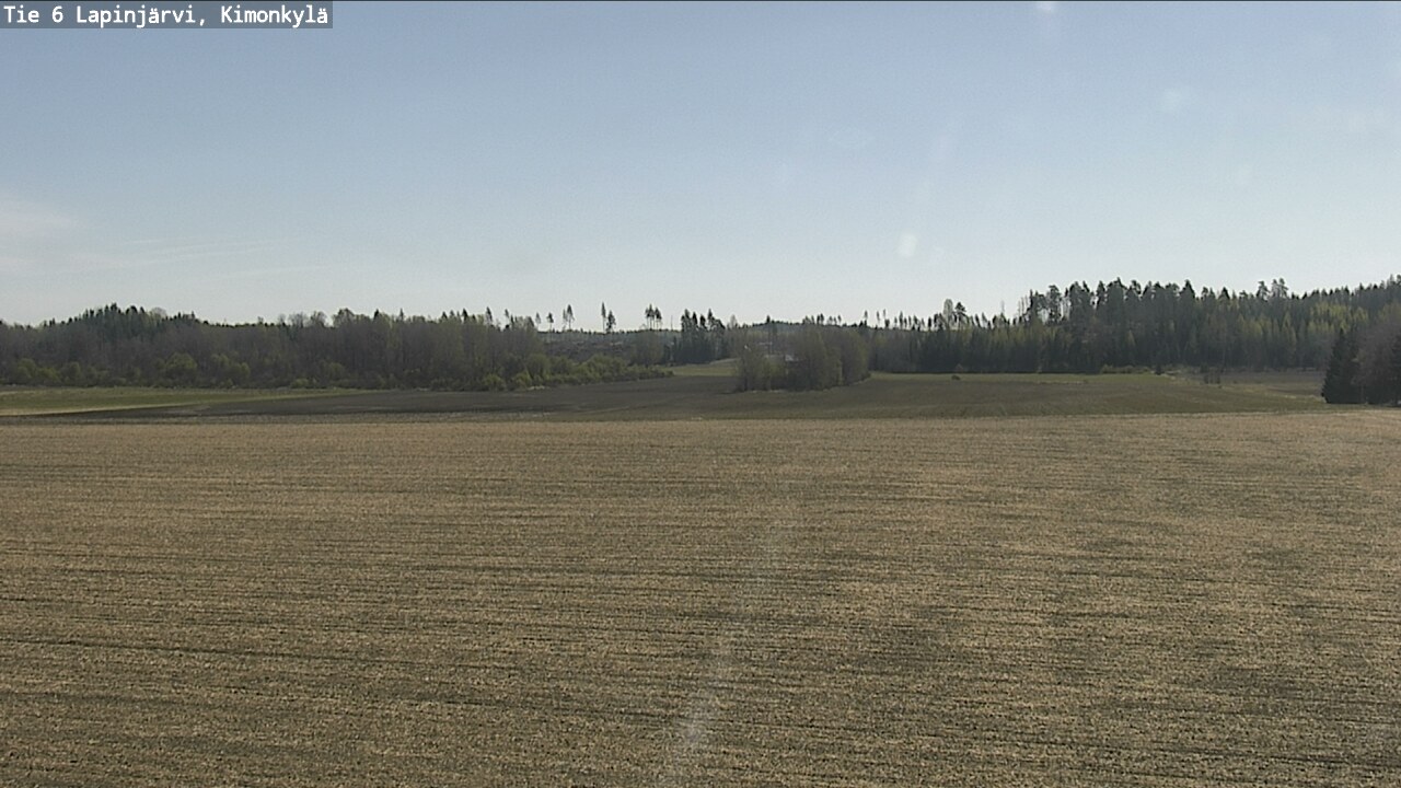 Weather Camera Image Väg 6 Lapinjärvi, Kimoböle, Lapinjärvi, Uusimaa