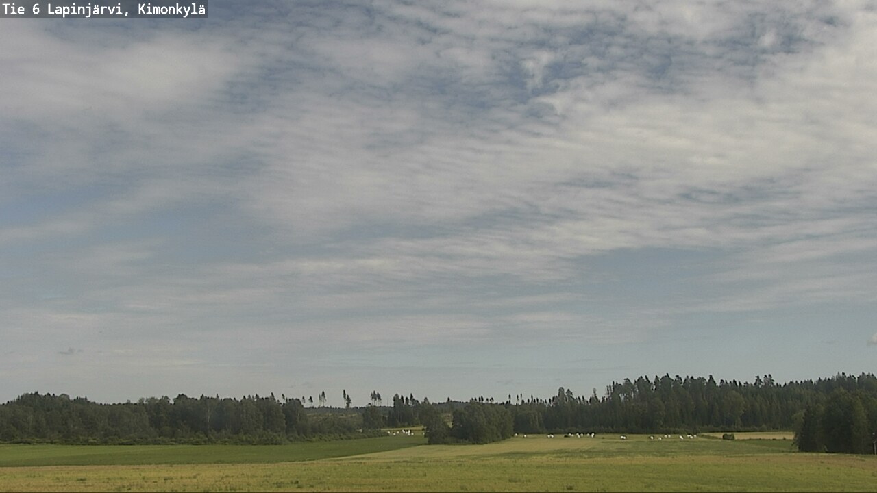 Weather Camera Image Väg 6 Lapinjärvi, Kimoböle, Lapinjärvi, Uusimaa