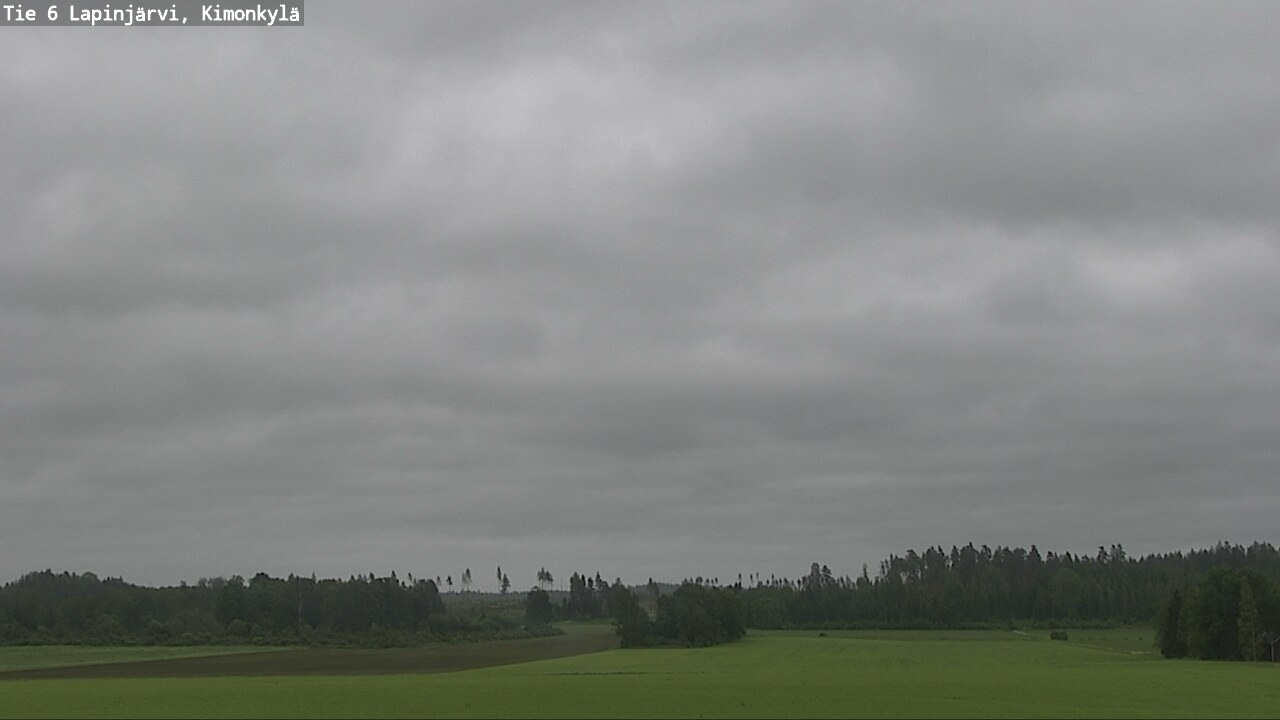 Weather Camera Image Road 6 Lapinjärvi, Kimonkylä, Lapinjärvi, Uusimaa