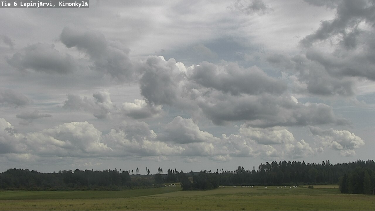 Weather Camera Image Road 6 Lapinjärvi, Kimonkylä, Lapinjärvi, Uusimaa