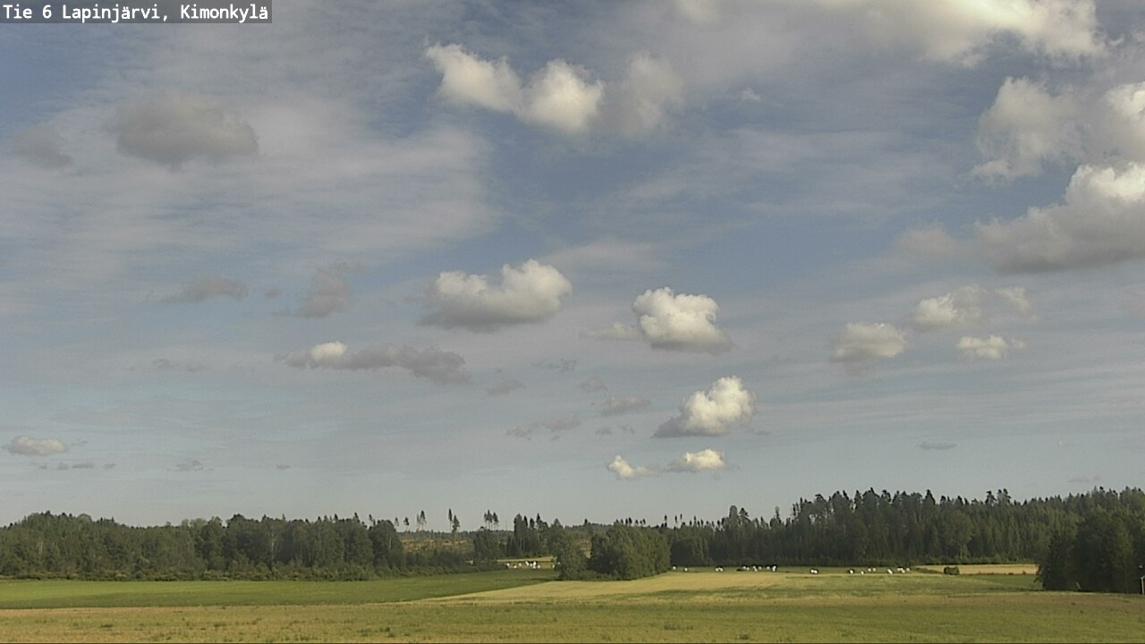 Weather Camera Image Väg 6 Lapinjärvi, Kimoböle, Lapinjärvi, Uusimaa