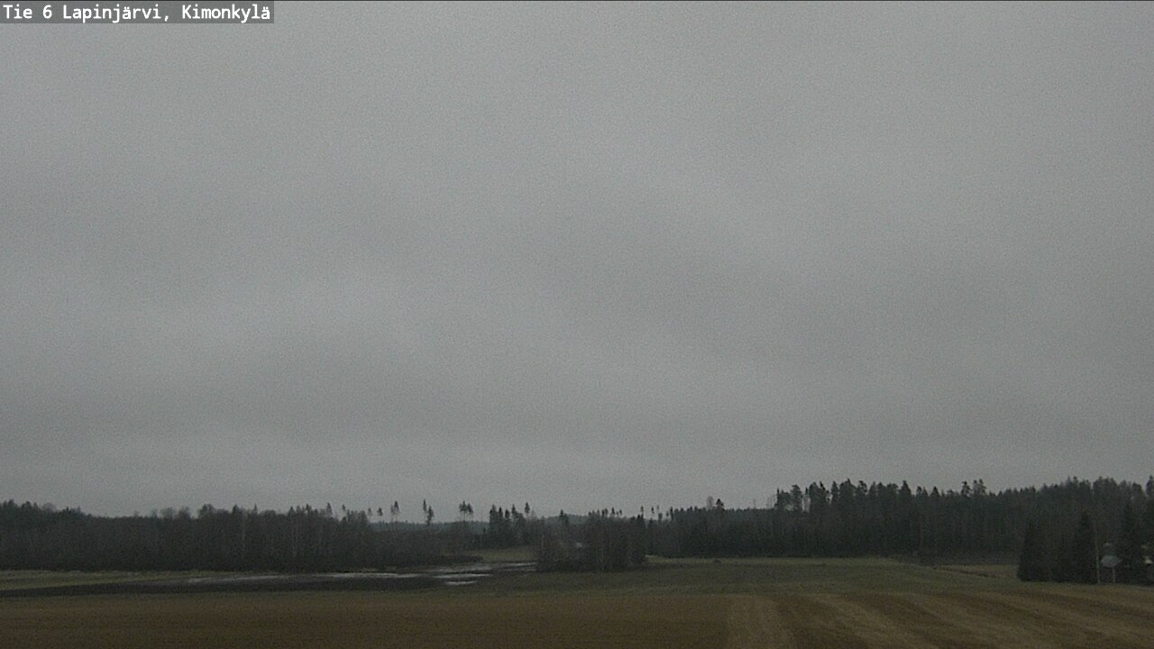 Weather Camera Image Väg 6 Lapinjärvi, Kimoböle, Lapinjärvi, Uusimaa