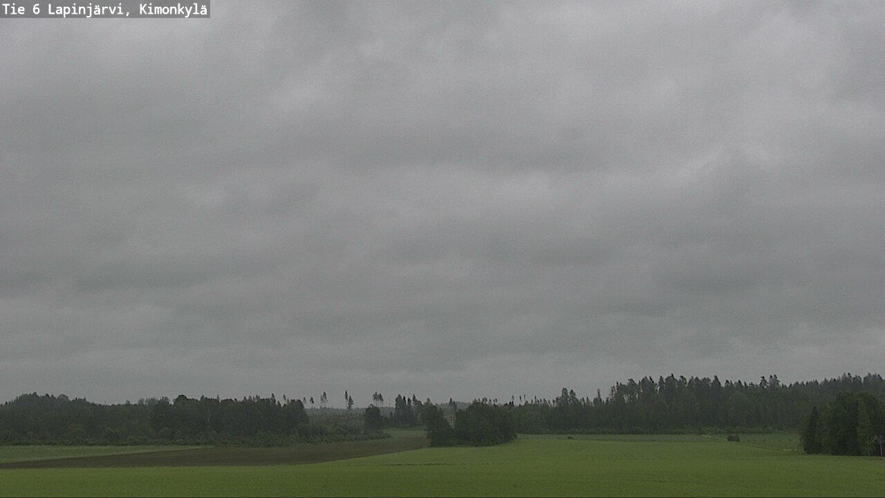 Weather Camera Image Road 6 Lapinjärvi, Kimonkylä, Lapinjärvi, Uusimaa