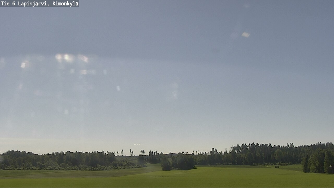Weather Camera Image Väg 6 Lapinjärvi, Kimoböle, Lapinjärvi, Uusimaa