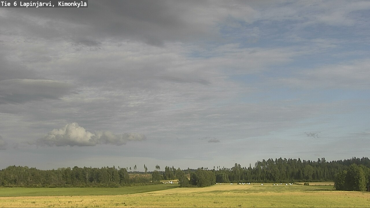 Weather Camera Image Väg 6 Lapinjärvi, Kimoböle, Lapinjärvi, Uusimaa