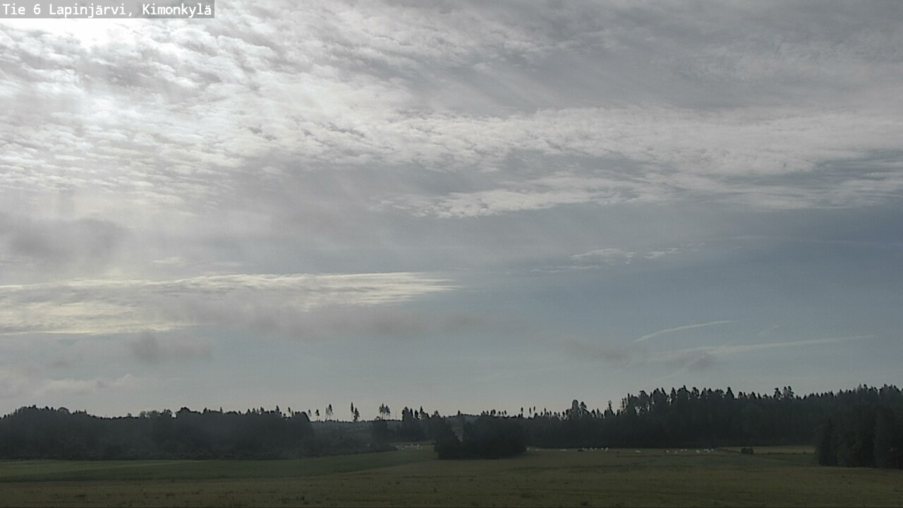 Weather Camera Image Väg 6 Lapinjärvi, Kimoböle, Lapinjärvi, Uusimaa