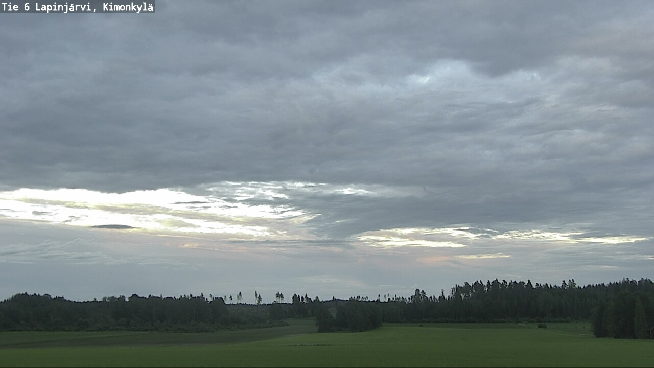 Weather Camera Image Väg 6 Lapinjärvi, Kimoböle, Lapinjärvi, Uusimaa