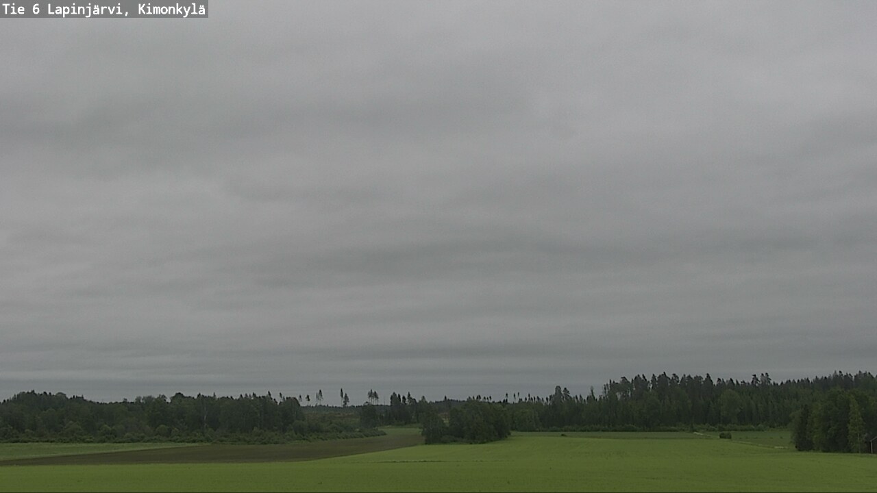 Weather Camera Image Road 6 Lapinjärvi, Kimonkylä, Lapinjärvi, Uusimaa