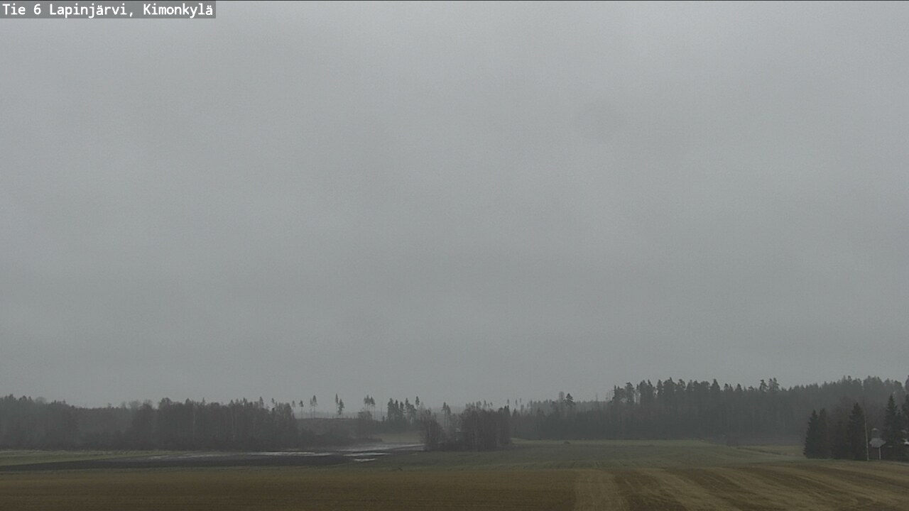Weather Camera Image Väg 6 Lapinjärvi, Kimoböle, Lapinjärvi, Uusimaa