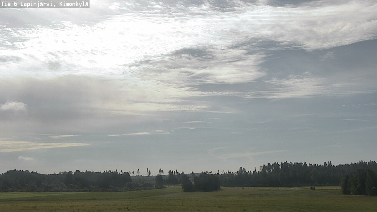 Weather Camera Image Väg 6 Lapinjärvi, Kimoböle, Lapinjärvi, Uusimaa