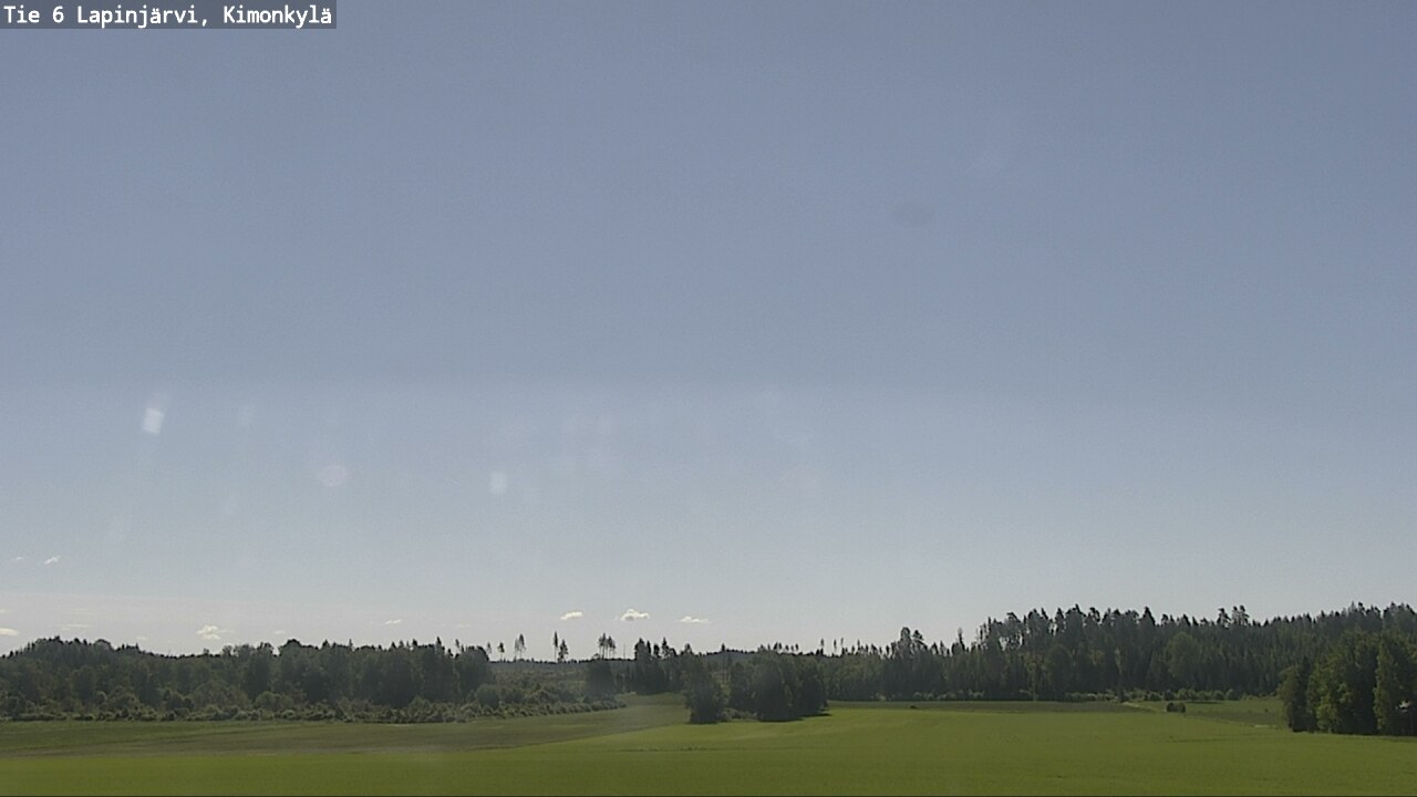 Weather Camera Image Väg 6 Lapinjärvi, Kimoböle, Lapinjärvi, Uusimaa