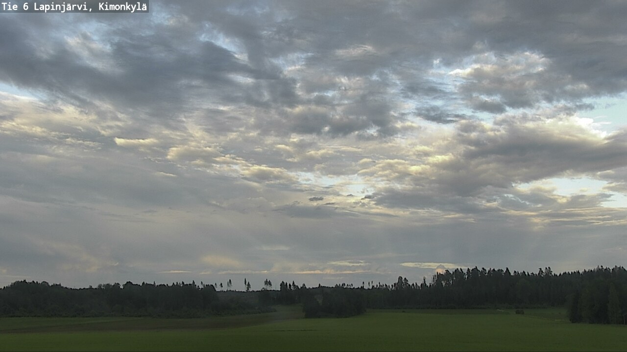 Weather Camera Image Väg 6 Lapinjärvi, Kimoböle, Lapinjärvi, Uusimaa