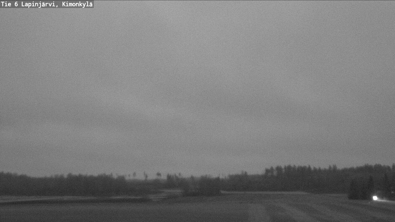 Weather Camera Image Väg 6 Lapinjärvi, Kimoböle, Lapinjärvi, Uusimaa