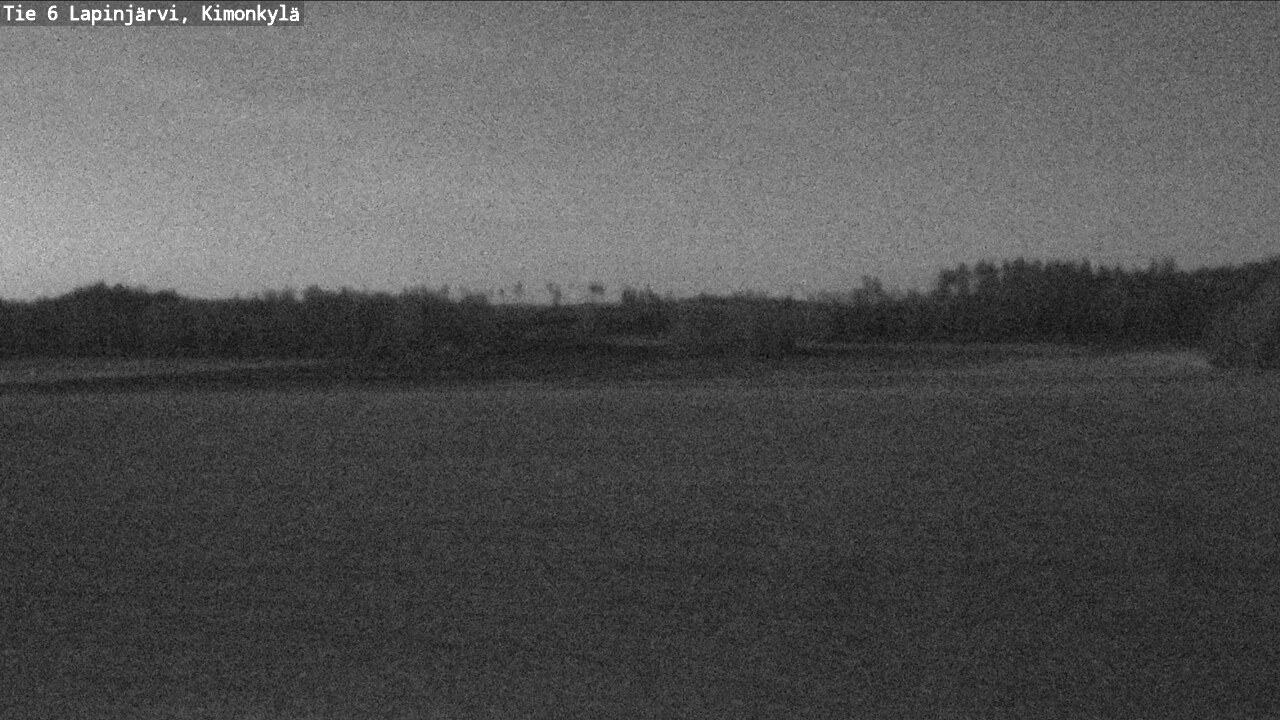 Weather Camera Image Road 6 Lapinjärvi, Kimonkylä, Lapinjärvi, Uusimaa