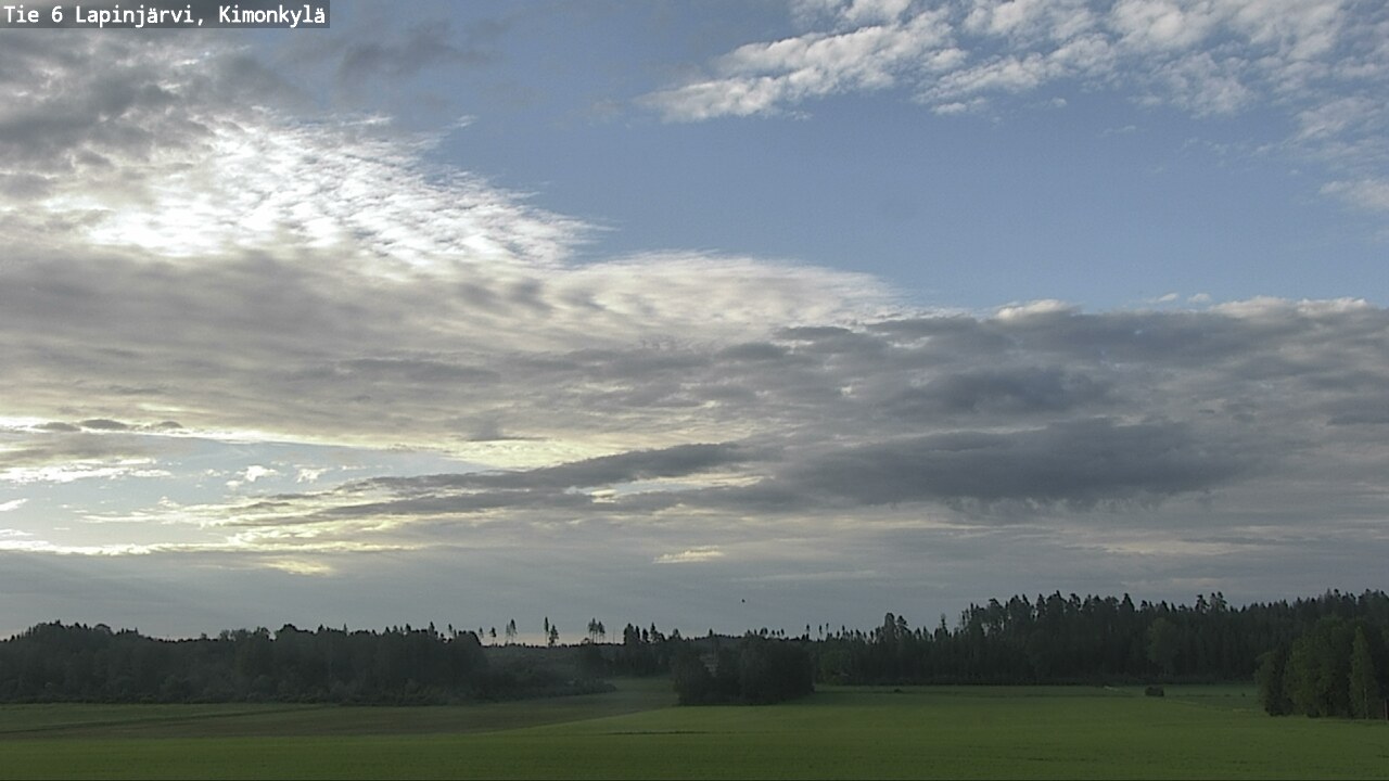 Weather Camera Image Väg 6 Lapinjärvi, Kimoböle, Lapinjärvi, Uusimaa