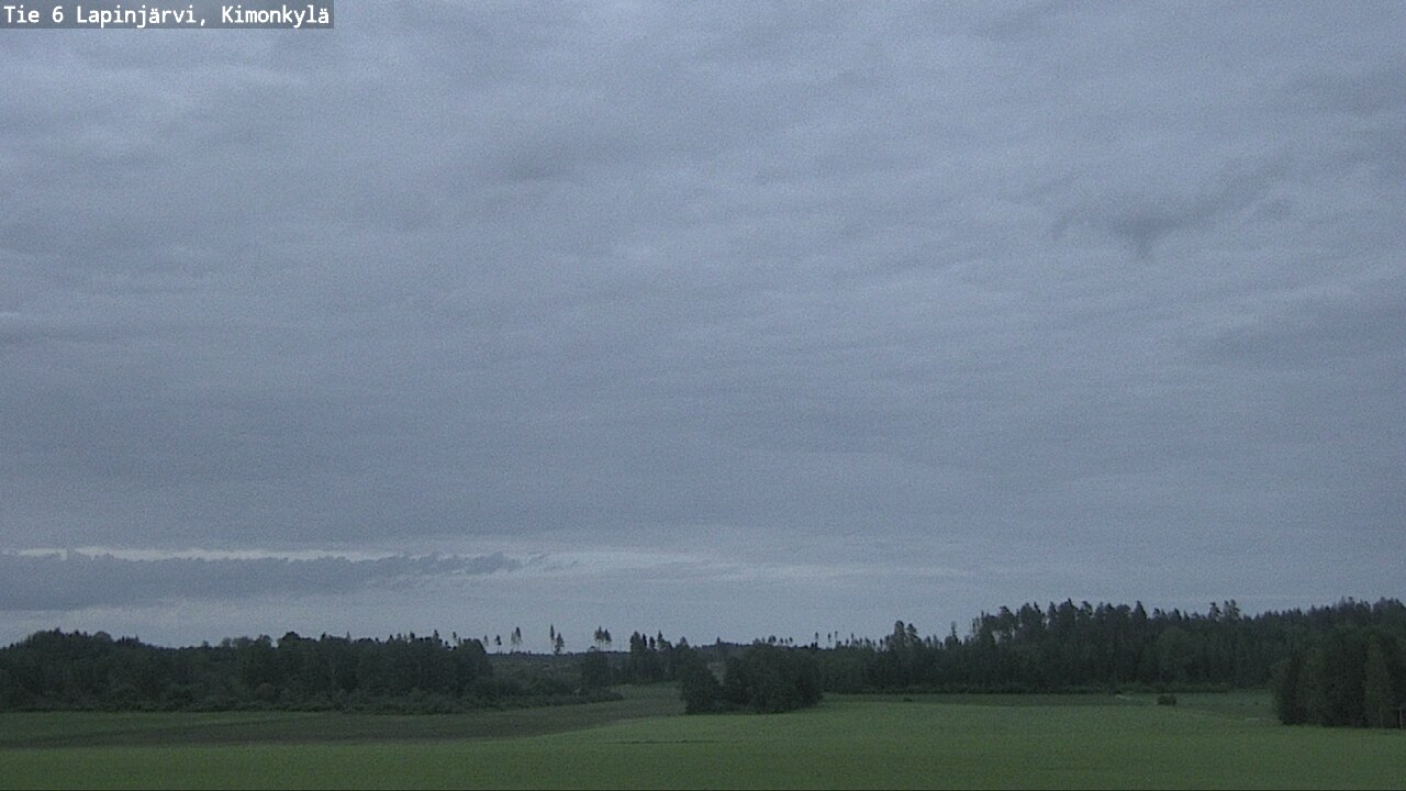 Weather Camera Image Väg 6 Lapinjärvi, Kimoböle, Lapinjärvi, Uusimaa