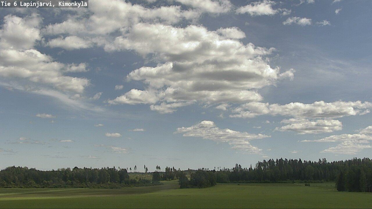Weather Camera Image Väg 6 Lapinjärvi, Kimoböle, Lapinjärvi, Uusimaa