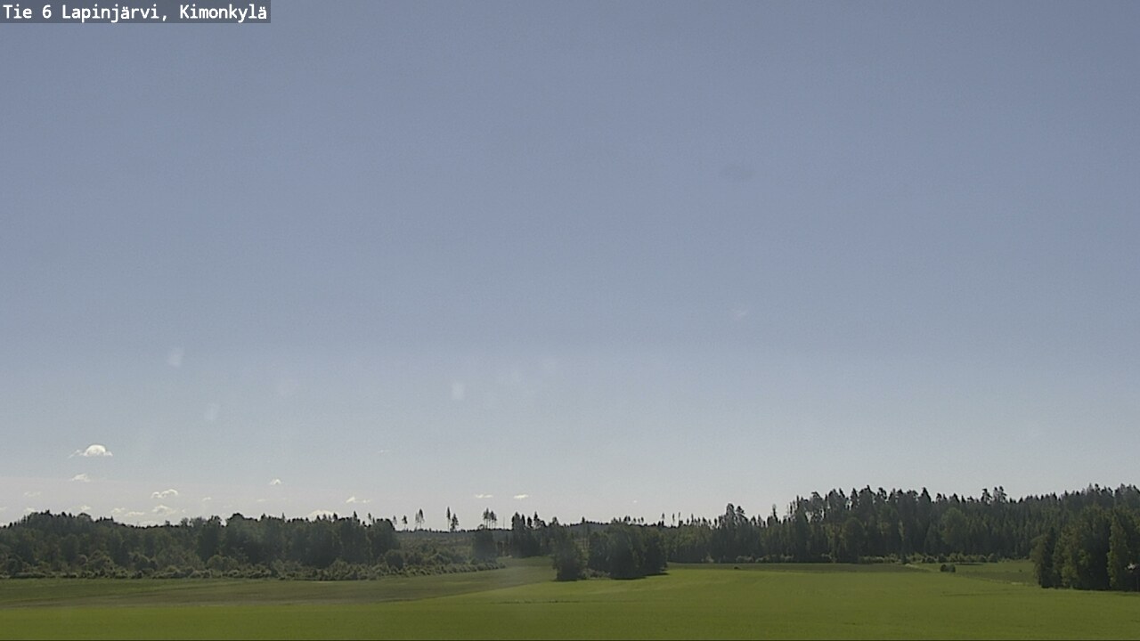 Weather Camera Image Väg 6 Lapinjärvi, Kimoböle, Lapinjärvi, Uusimaa