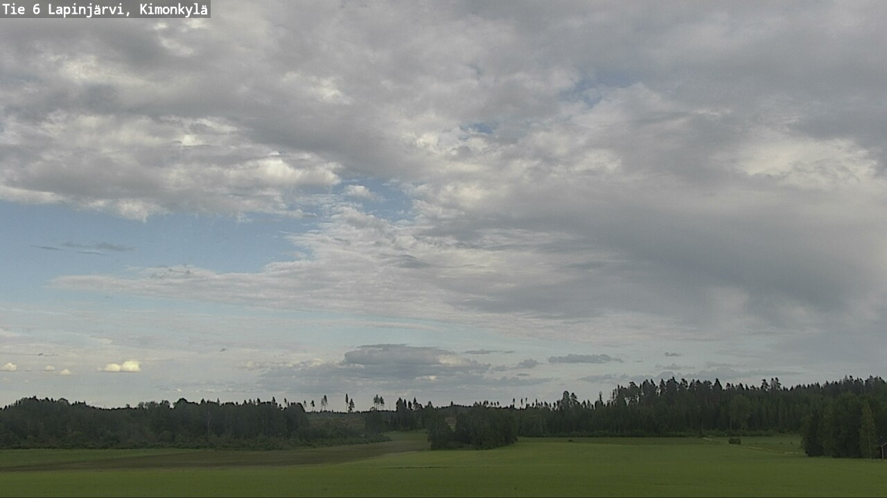 Weather Camera Image Väg 6 Lapinjärvi, Kimoböle, Lapinjärvi, Uusimaa