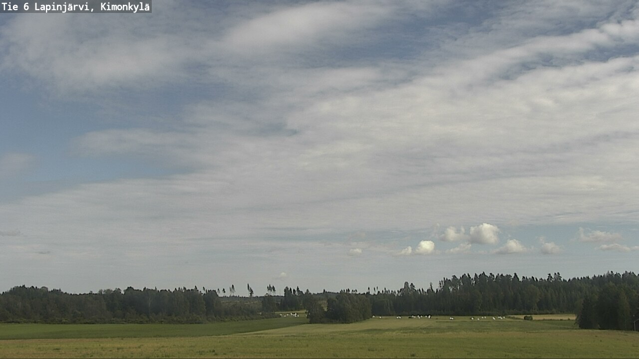 Weather Camera Image Väg 6 Lapinjärvi, Kimoböle, Lapinjärvi, Uusimaa