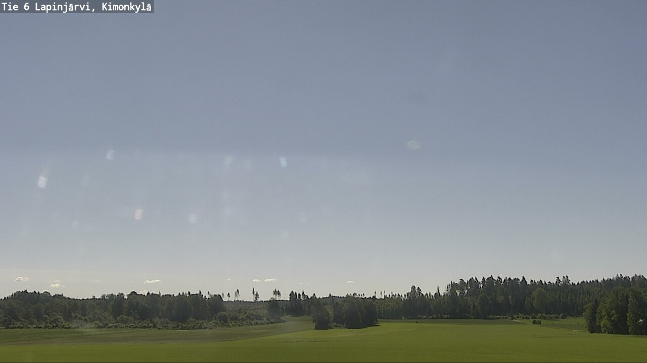 Weather Camera Image Väg 6 Lapinjärvi, Kimoböle, Lapinjärvi, Uusimaa