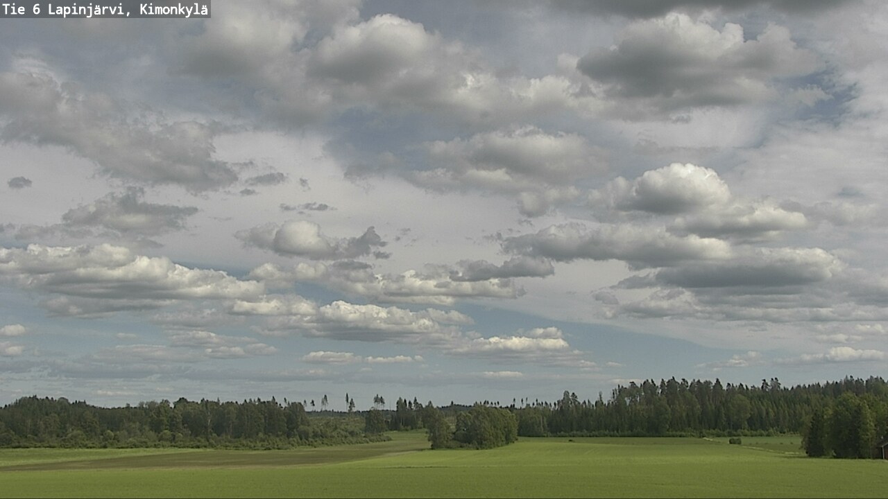 Weather Camera Image Väg 6 Lapinjärvi, Kimoböle, Lapinjärvi, Uusimaa