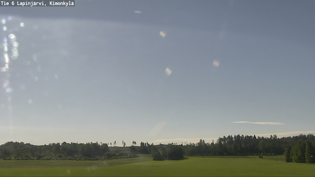 Weather Camera Image Väg 6 Lapinjärvi, Kimoböle, Lapinjärvi, Uusimaa