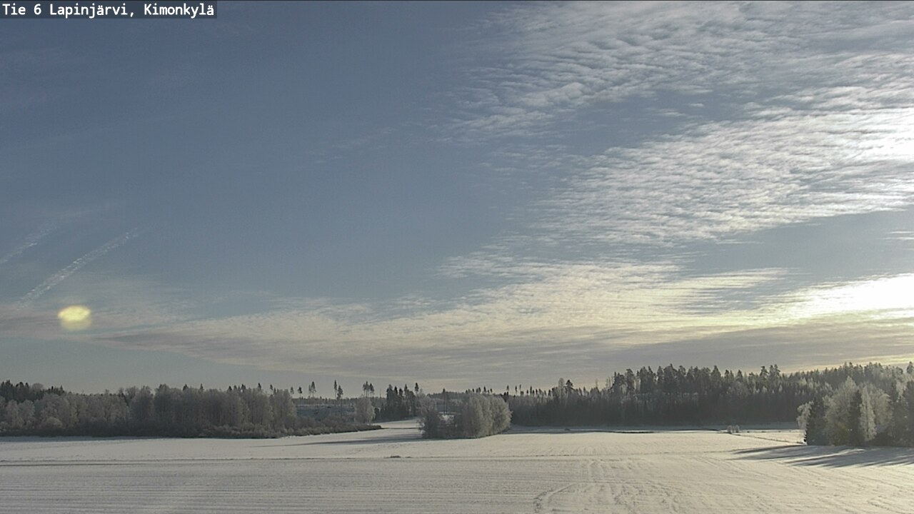 Kelikamerat Kuva Tie 6 Lapinjärvi, Kimonkylä, Lapinjärvi, Uusimaa