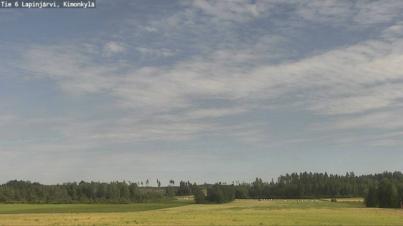 Weather Camera Image Väg 6 Lapinjärvi, Kimoböle, Lapinjärvi, Uusimaa