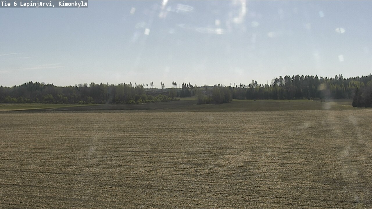 Weather Camera Image Väg 6 Lapinjärvi, Kimoböle, Lapinjärvi, Uusimaa