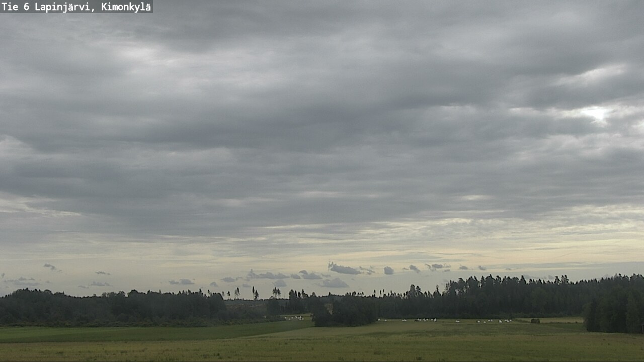 Weather Camera Image Väg 6 Lapinjärvi, Kimoböle, Lapinjärvi, Uusimaa
