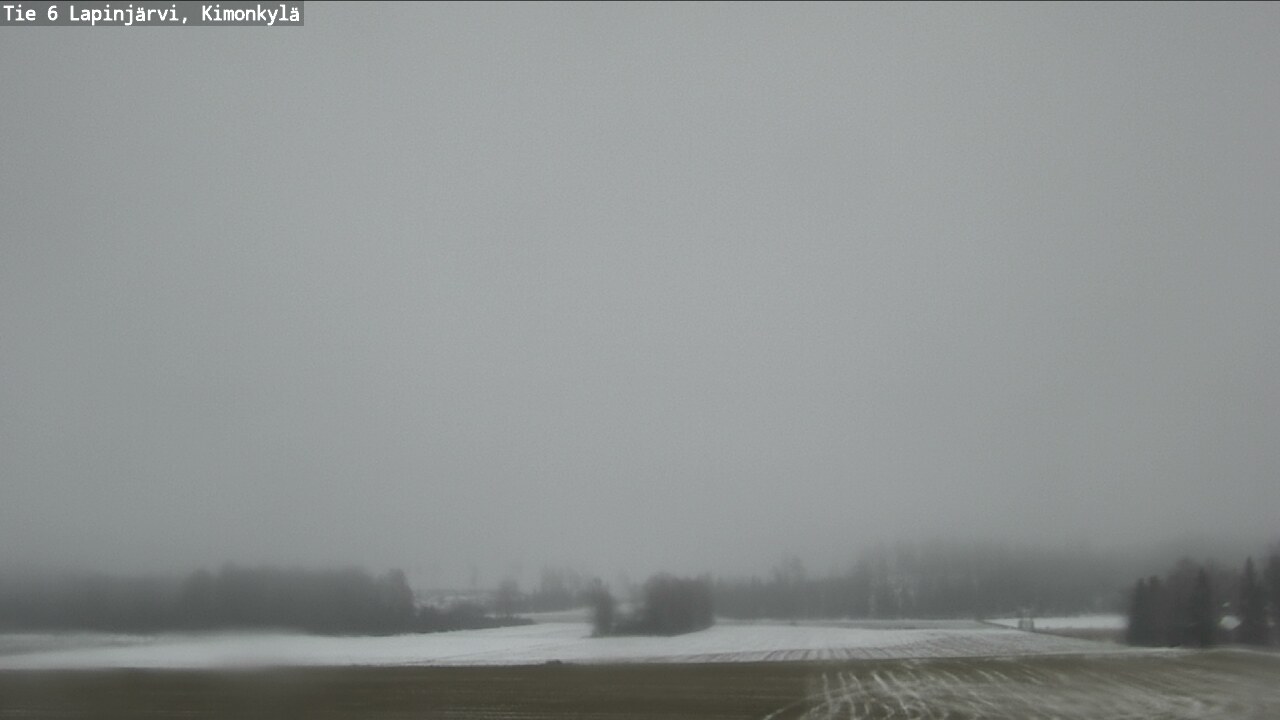 Weather Camera Image Väg 6 Lapinjärvi, Kimoböle, Lapinjärvi, Uusimaa