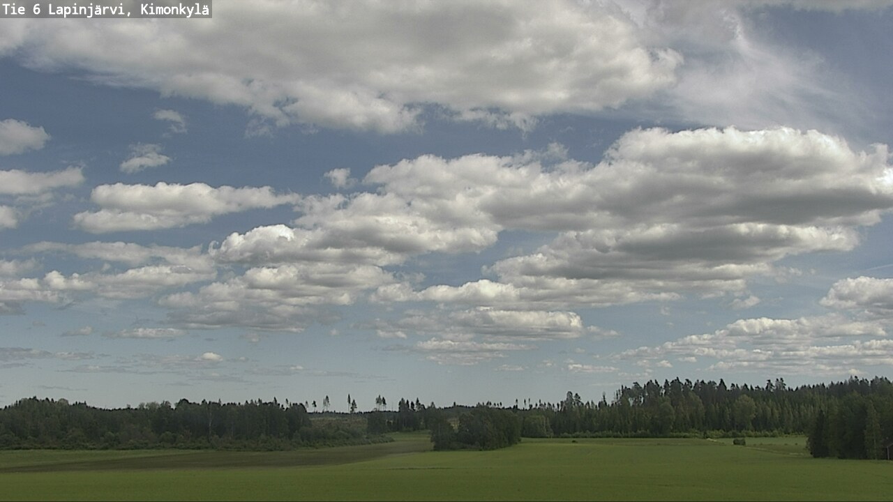 Weather Camera Image Väg 6 Lapinjärvi, Kimoböle, Lapinjärvi, Uusimaa