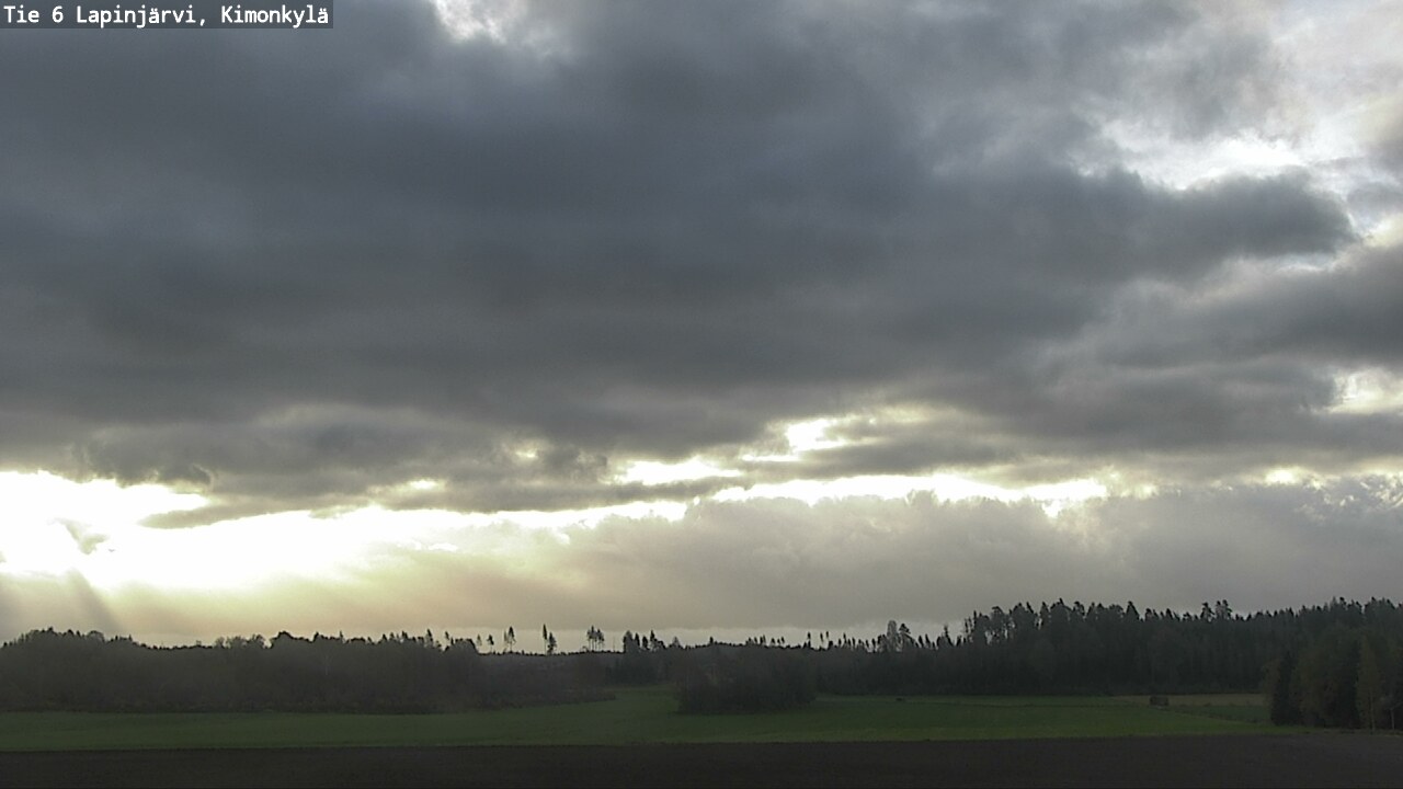 Weather Camera Image Road 6 Lapinjärvi, Kimonkylä, Lapinjärvi, Uusimaa