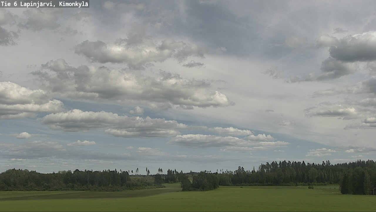 Weather Camera Image Väg 6 Lapinjärvi, Kimoböle, Lapinjärvi, Uusimaa