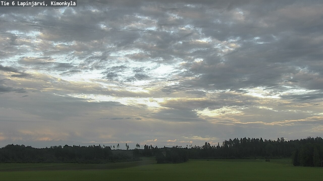 Weather Camera Image Väg 6 Lapinjärvi, Kimoböle, Lapinjärvi, Uusimaa
