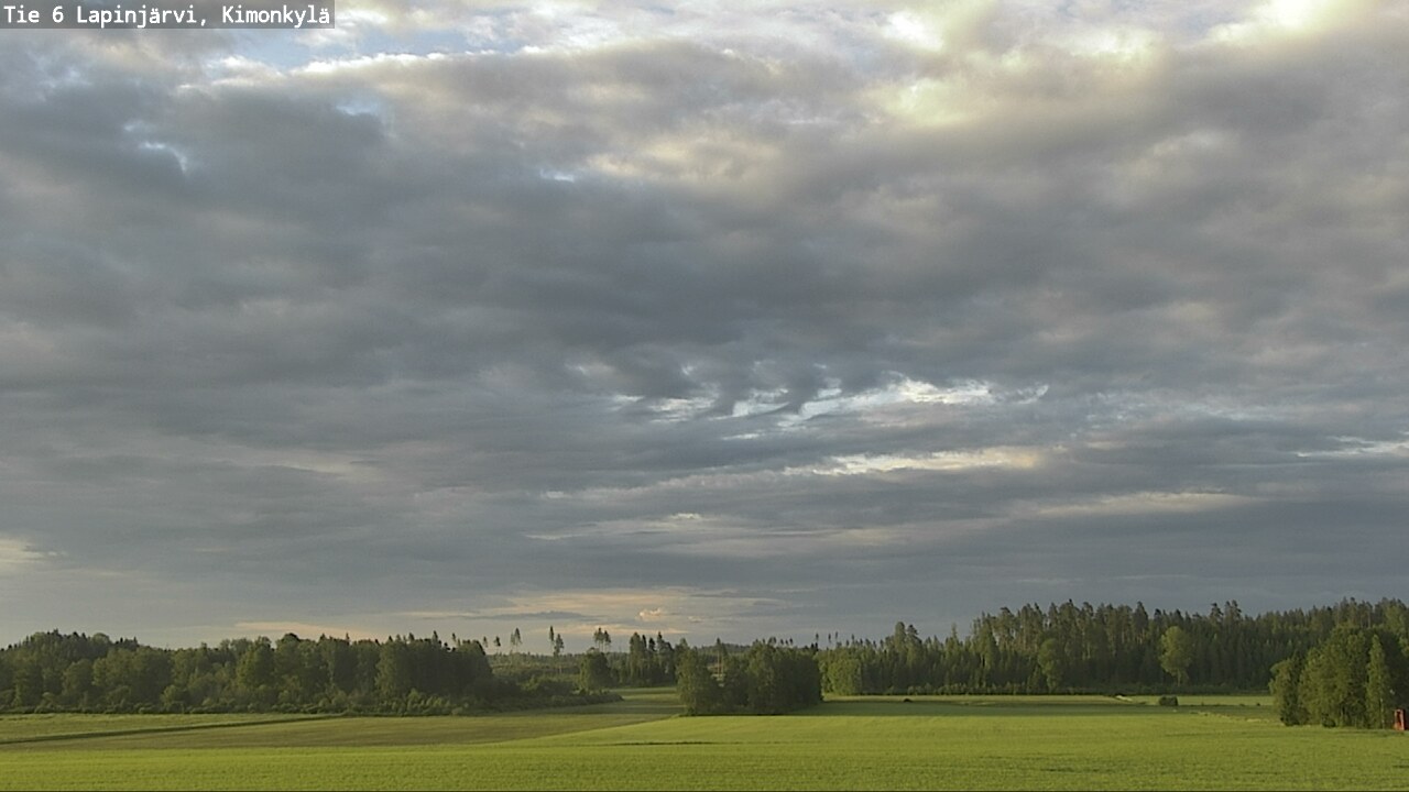 Weather Camera Image Väg 6 Lapinjärvi, Kimoböle, Lapinjärvi, Uusimaa