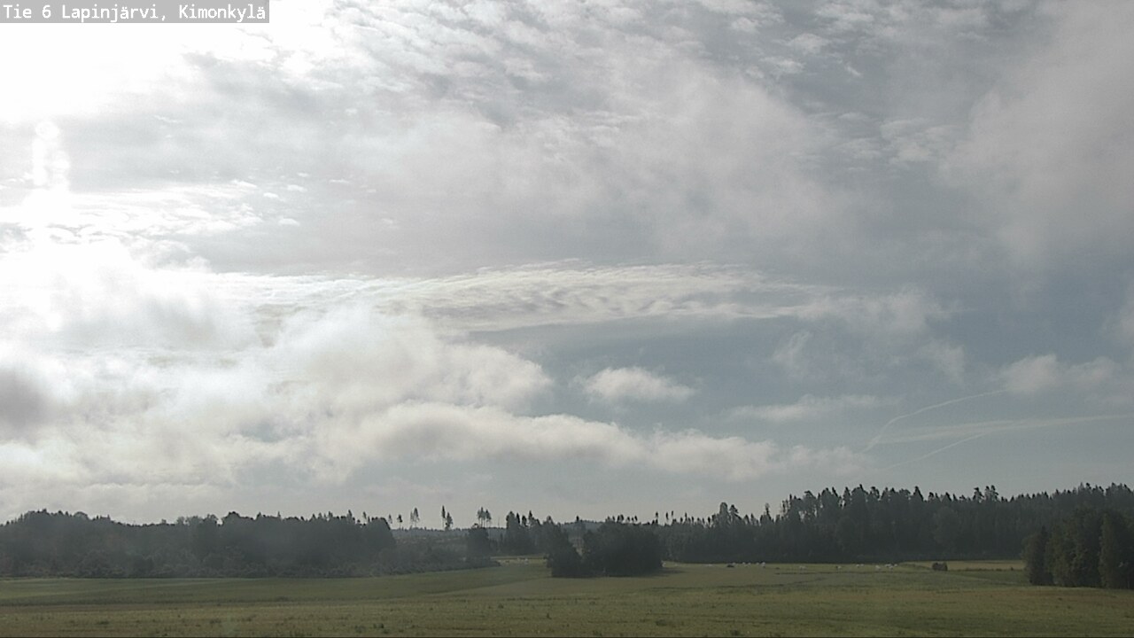 Weather Camera Image Väg 6 Lapinjärvi, Kimoböle, Lapinjärvi, Uusimaa