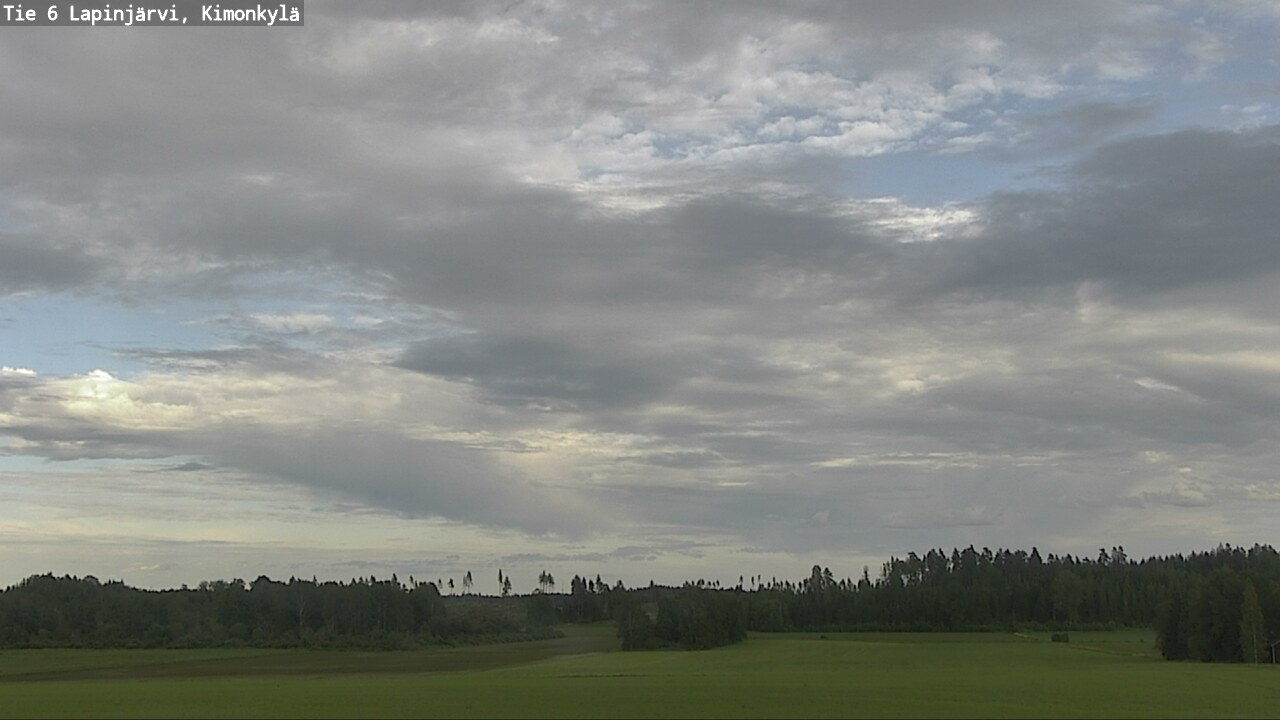 Weather Camera Image Väg 6 Lapinjärvi, Kimoböle, Lapinjärvi, Uusimaa