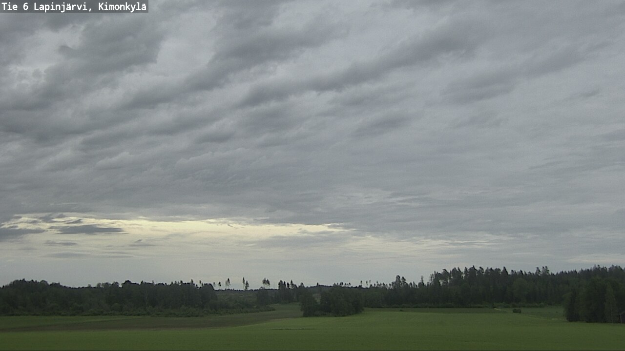 Weather Camera Image Väg 6 Lapinjärvi, Kimoböle, Lapinjärvi, Uusimaa