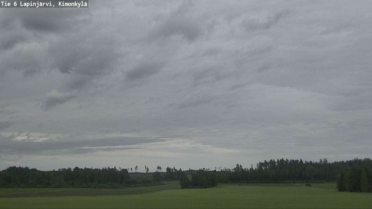 Weather Camera Image Väg 6 Lapinjärvi, Kimoböle, Lapinjärvi, Uusimaa