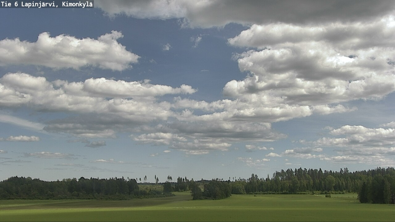 Weather Camera Image Väg 6 Lapinjärvi, Kimoböle, Lapinjärvi, Uusimaa