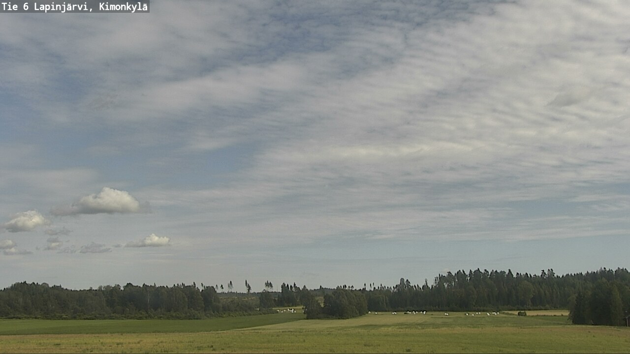 Weather Camera Image Väg 6 Lapinjärvi, Kimoböle, Lapinjärvi, Uusimaa