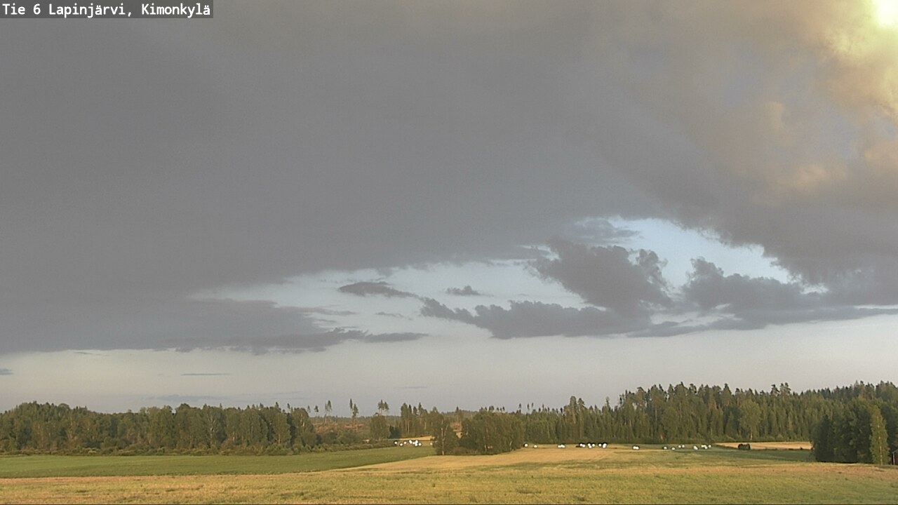 Weather Camera Image Väg 6 Lapinjärvi, Kimoböle, Lapinjärvi, Uusimaa