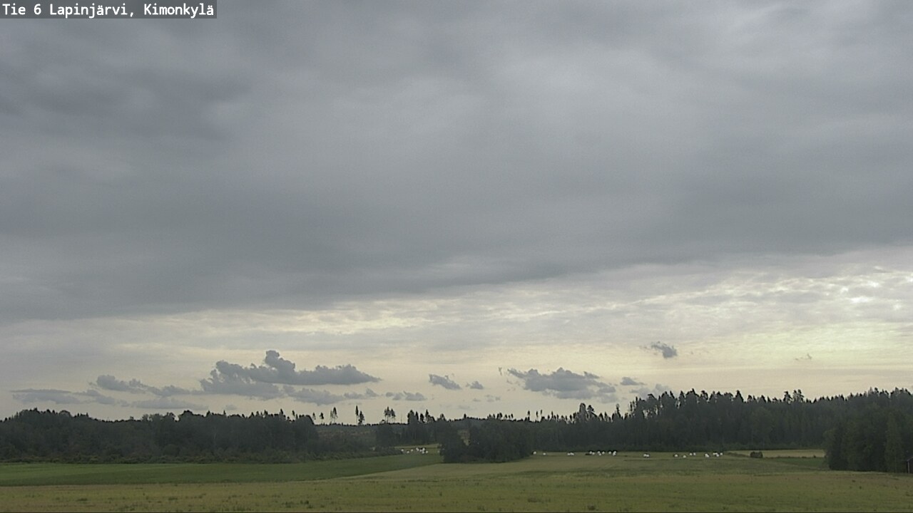 Weather Camera Image Road 6 Lapinjärvi, Kimonkylä, Lapinjärvi, Uusimaa